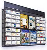 48-Pocket Business Card Holder for Wall, Push Dispensing Literature Pockets