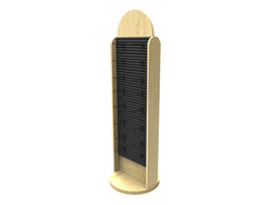 Display, Wood Slatwall Spinner Rack for Retail Accesories  10308
