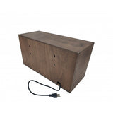 FixtureDisplays® 12-Slot Plywood Cellphone iPad Mini Charging Station Locker Assignment Mail Slot Box 15232