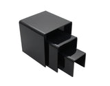 2"3"4"Black Plexiglass Lucite Acrylic Display Risers  1/8" Thick 20004