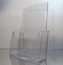 6"W Clear Acrylic Half Page Brochure Holder Display 20030