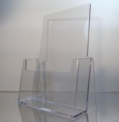 6"W Clear Acrylic Half Page Brochure Holder Display 20030