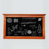 40X23 Horizontal Wood Deluxe Menu Board Black Board Wall Mountedm Promotion Sign 21188-H