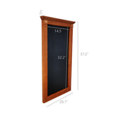 21X37 Horizontal Wood Deluxe Menu Board Black Board Wall Mountedm Promotion Sign 21188-V