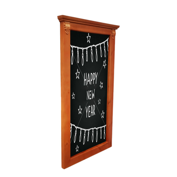 21X37 Horizontal Wood Deluxe Menu Board Black Board Wall Mountedm Promotion Sign 21188-V