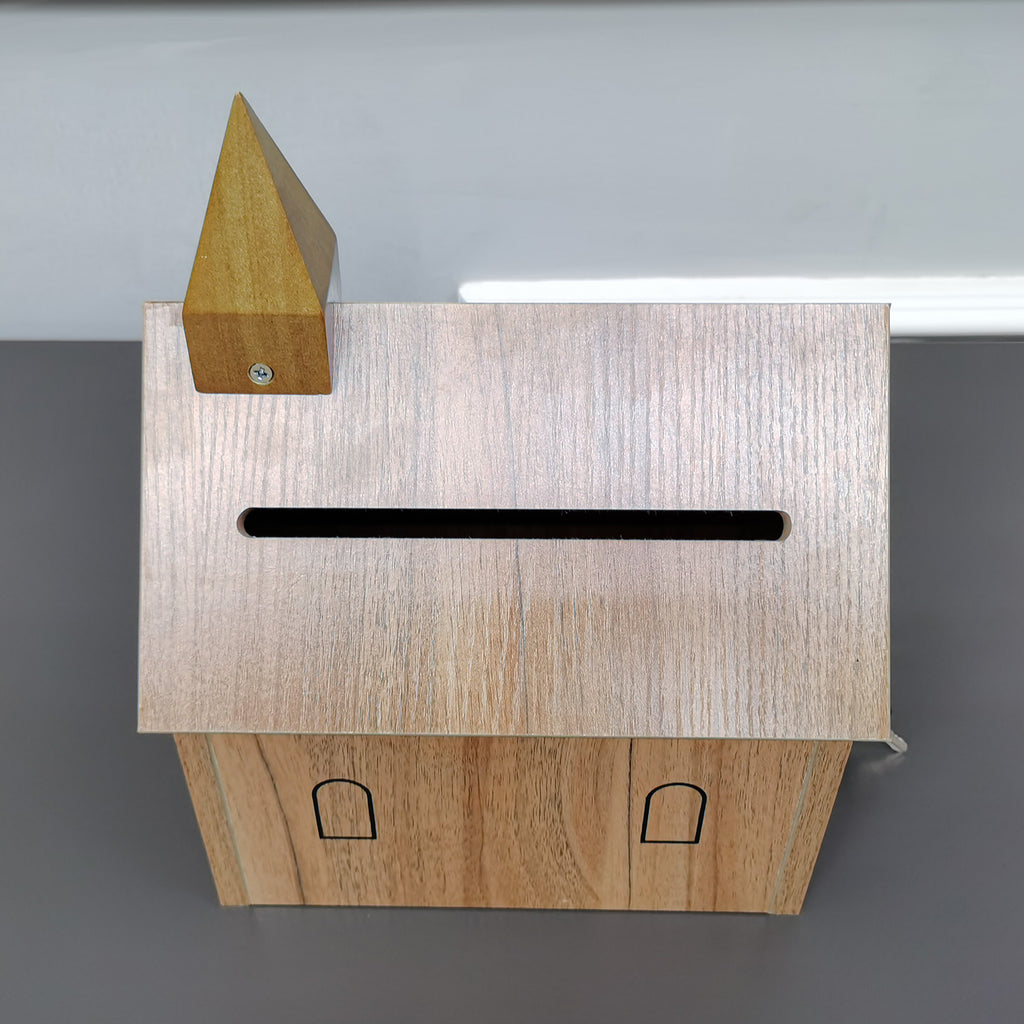 Church Chape Shape Collection Box Tithese & Offering Donation Box 9.4X ...