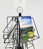 Greeting Card Rack Display Stand Shelf Wire Metal CDDVD Book Brochure Literature