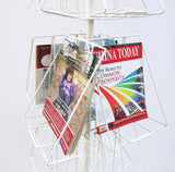 Greeting Card Rack Display Stand Shelf Wire Metal CDDVD Book Brochure Literature