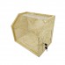 Fundraising Church Tithes Offering Building Fund with Lock and Keys, Made from Particle Board Wood Rustic Box Clear Cover 13.9"X9.4"X11.8" 21736