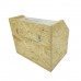 Fundraising Church Tithes Offering Building Fund with Lock and Keys, Made from Particle Board Wood Rustic Box Clear Cover 13.9"X9.4"X11.8" 21736