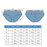 6PK Womens Cotton Underwear Lace Hipster Panties Briefs Assorted Colors 21801-M