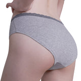 6PK Womens Cotton Underwear Lace Hipster Panties Briefs Assorted Colors 21801-M