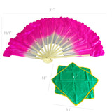 Dance Fan & Handkerchief Set Octagonal Towel Cloth Dongbei Yangge Handkerchief 21847