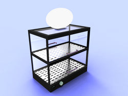 Bakery Oven Countertop Warmer Showcase Display Shelf 86 to 120 Degrees F 2900-2