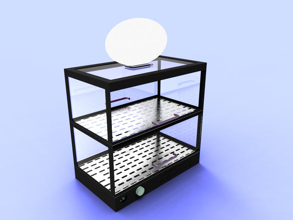 Bakery Oven Countertop Warmer Showcase Display Shelf 86 to 120 Degrees F 2900-2