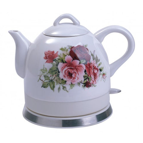 Teapot, Ceramic, w/electronic heat plate 12025