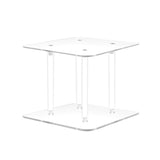 12X12X6" Clear Riser Acrylic Transparent Plexiglass Pedestal Table Display Podium 2X10136-12X12"+4X10133-6"