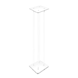 9X9X36" Clear Riser Acrylic Transparent Plexiglass Pedestal Table Display Podium 2X10136-9X9"+4X10133-36"
