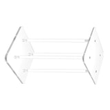 9X9X12" Clear Riser Acrylic Transparent Plexiglass Pedestal Table Display Podium 2X10136-9X9"+4X10134-12"