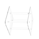 9X9X6" Clear Riser Acrylic Transparent Plexiglass Pedestal Table Display Podium 2X10136-9X9"+4X10134-6"