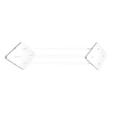 9X9X30" Clear Riser Acrylic Transparent Plexiglass Pedestal Table Display Podium 2X10136-9X9"+4X10135-30"