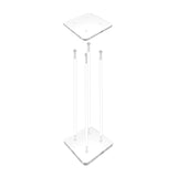 9X9X30" Clear Riser Acrylic Transparent Plexiglass Pedestal Table Display Podium 2X10136-9X9"+4X10135-30"