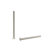 25PK M6X100mm Phillips Flat Head Machine Screw (Countersunk) Carbon Steel