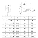 25PK M6X100mm Phillips Flat Head Machine Screw (Countersunk) Carbon Steel