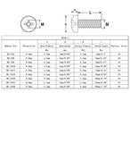 100PK M3.5 X 10mm Phillips Flat Head Machine Screw (Countersunk) Carbon Steel
