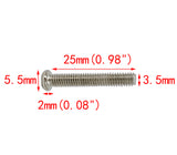 100PK M3.5 X 25mm Phillips Flat Head Machine Screw (Countersunk) Carbon Steel