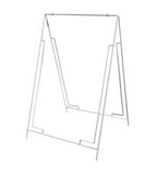 Wire A Frame Menu Sign A Board Grass Spike with Coroplast Sheet White Board
