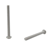 6-32*1-1/2" 100PK Machine Screws English Pan Head Philips Drive Cross Stainle