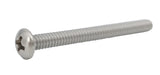 6-32*1-1/2" 100PK Machine Screws English Pan Head Philips Drive Cross Stainle