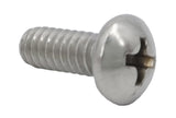 10-24*1/2" 100PK Machine Screws English Pan Head Philips Drive Cross Stainles