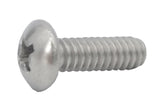 10-24*5/8" 100PK Machine Screws English Pan Head Philips Drive Cross Stainles