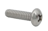 10-24*3/4" 100PK Machine Screws English Pan Head Philips Drive Cross Stainles