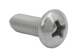 10-32*1/2" 100PK Machine Screws English Pan Head Philips Drive Cross Stainles