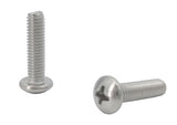 10-32*3/4" 100PK Machine Screws English Pan Head Philips Drive Cross Stainles