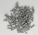 10-32*3/4" 100PK Machine Screws English Pan Head Philips Drive Cross Stainles