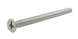 6-32*2" 100PK Machine Screws English Flat Head Philips Drive Cross Stainless