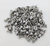 10-24*7/16" 100PK Machine Screws English Flat Head Philips Drive Cross Stainl