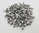 10-24*1/2" 100PK Machine Screws English Flat Head Philips Drive Cross Stainle