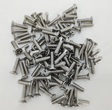10-24*3/4" 100PK Machine Screws English Flat Head Philips Drive Cross Stainle