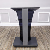 28 Wide Podium Pulpit Lectern on Wheels Church Worship Wedding Funeral Home 451