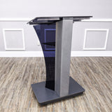 28 Wide Podium Pulpit Lectern on Wheels Church Worship Wedding Funeral Home 451