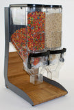 CEREAL/SNACK DISPLAY STAND ONLY FOR (2) 6"X18" (06108TR-MBS) GRAVITY BINS 700010
