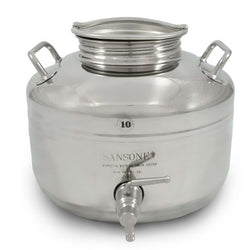10 LITER STAINLESS STEEL, FUSTI TANK 700039