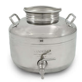 10 LITER STAINLESS STEEL, FUSTI TANK 700039