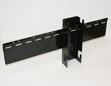 24" WALL HANGING BRACKET SYSTEM FOR 4" TF GRAVITY BINS, BLACK, WALL MOUNT 700057