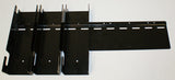 24" WALL HANGING BRACKET SYSTEM FOR 4" TF GRAVITY BINS, BLACK, WALL MOUNT 700057